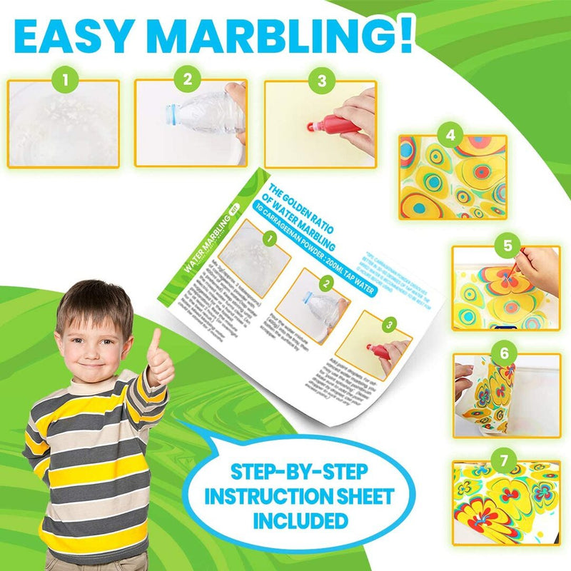 2021 New Water Marbling Paint Art Kit for Kids