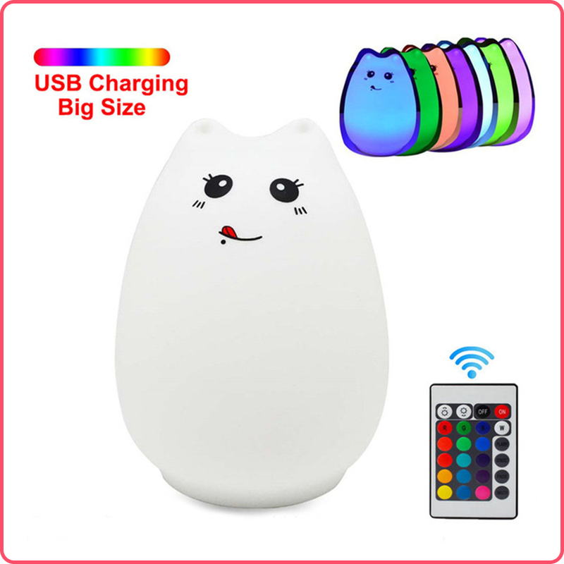 Silicone Touch Sensor LED Night Light