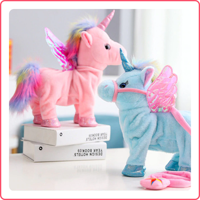 Walking Unicorn Plush Toy