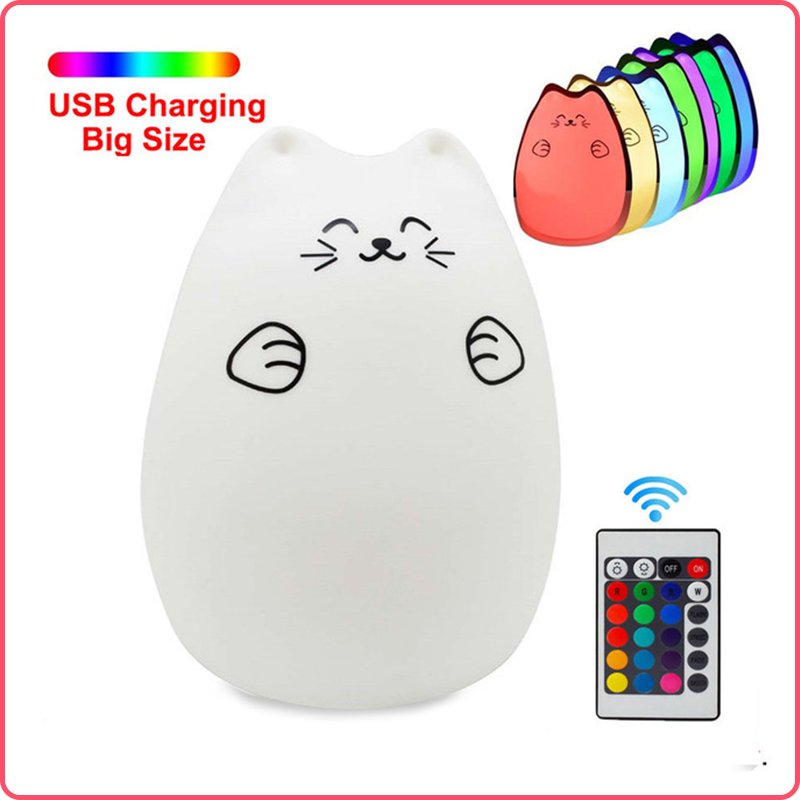 Silicone Touch Sensor LED Night Light