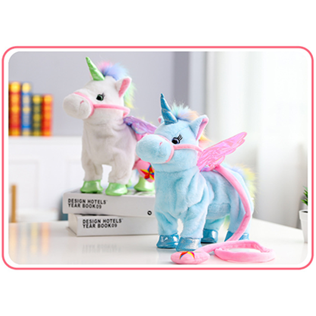 Walking Unicorn Plush Toy