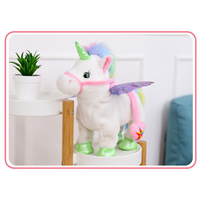 Walking Unicorn Plush Toy