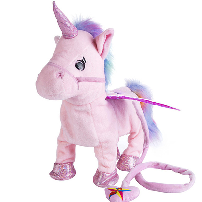 Walking Unicorn Plush Toy