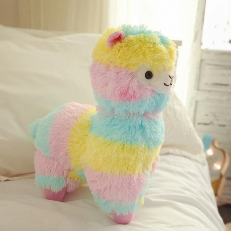 Rainbow Alpaca Plush Toy