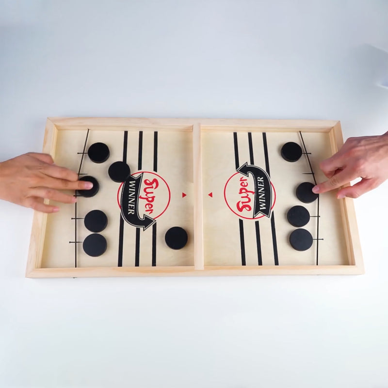 Peekatoy™ Funny Family Wooden Hockey Game