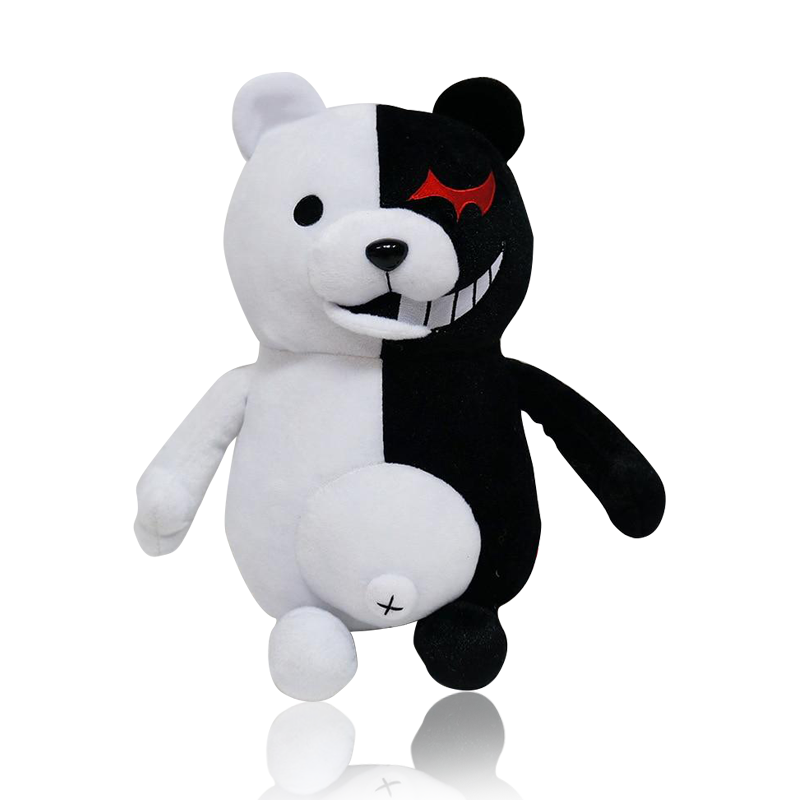 Black & White Bear Plush Toy