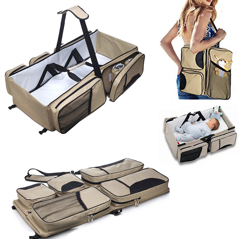 3-in-1 Universal Infant Travel Tote Bassinet Crib