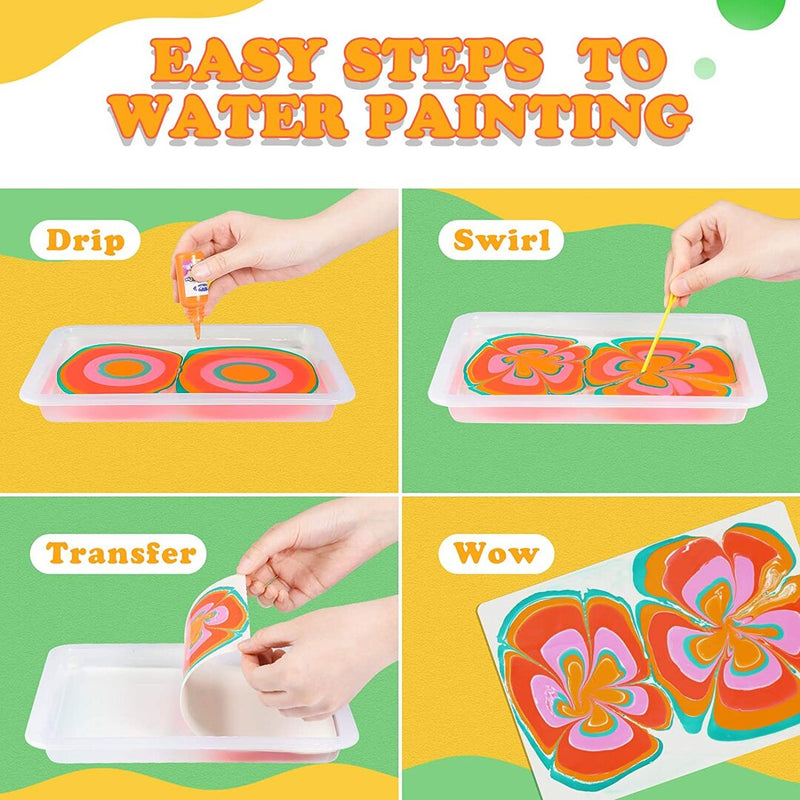 2021 New Water Marbling Paint Art Kit for Kids