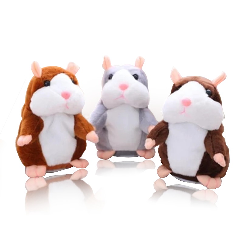 Peekatoy Australia™ Talking Hamster Plush Toy