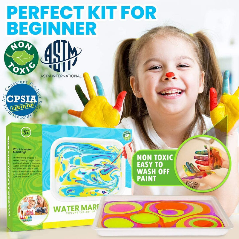 2021 New Water Marbling Paint Art Kit for Kids