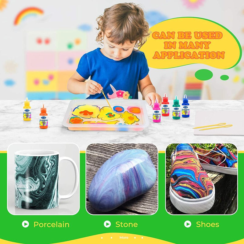 2021 New Water Marbling Paint Art Kit for Kids