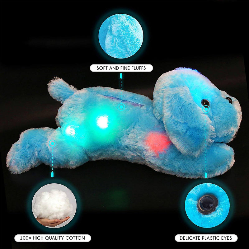 Peekatoy Australia™ Lovely LED Stuffed Animals Dog Glow Plush Toy