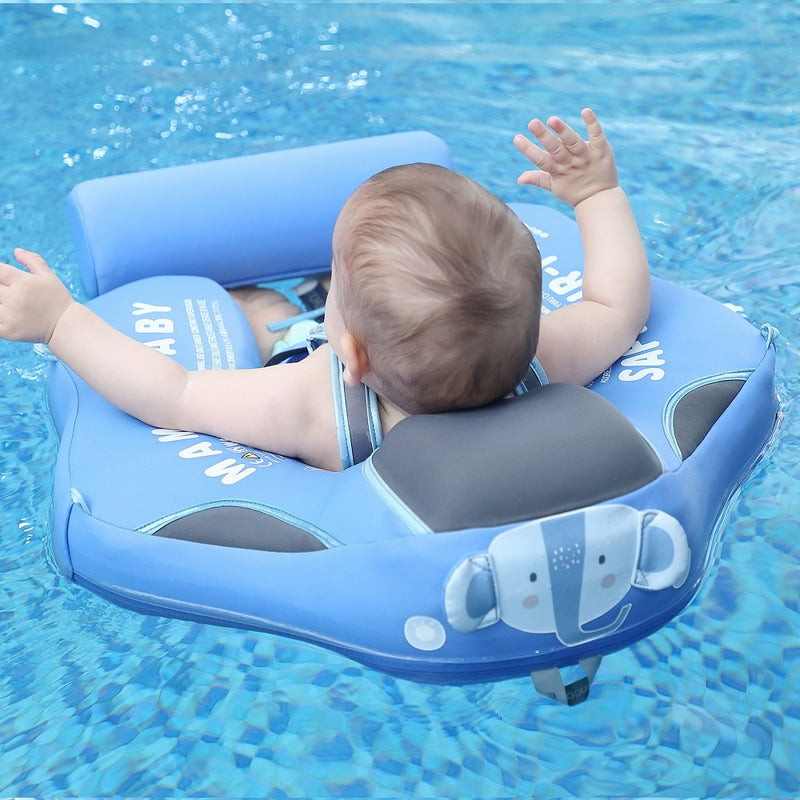 Mambobaby Solid Non-inflatable Newborn Baby Waist Float Lying Swimming Ring Pool Toys Swim Ring Swim Trainer For Infant Swimmers