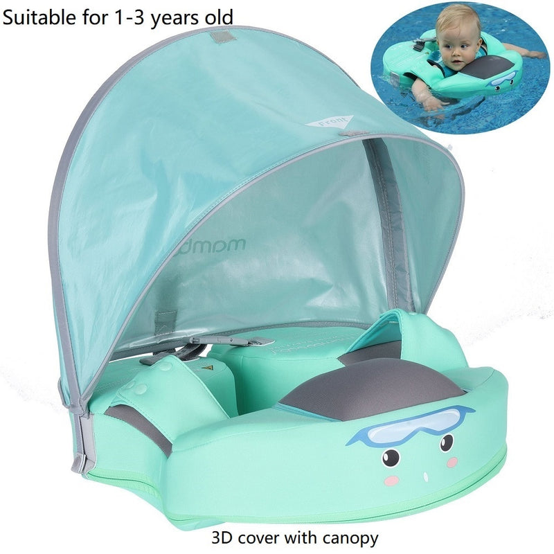 Mambobaby Solid Non-inflatable Newborn Baby Waist Float Lying Swimming Ring Pool Toys Swim Ring Swim Trainer For Infant Swimmers