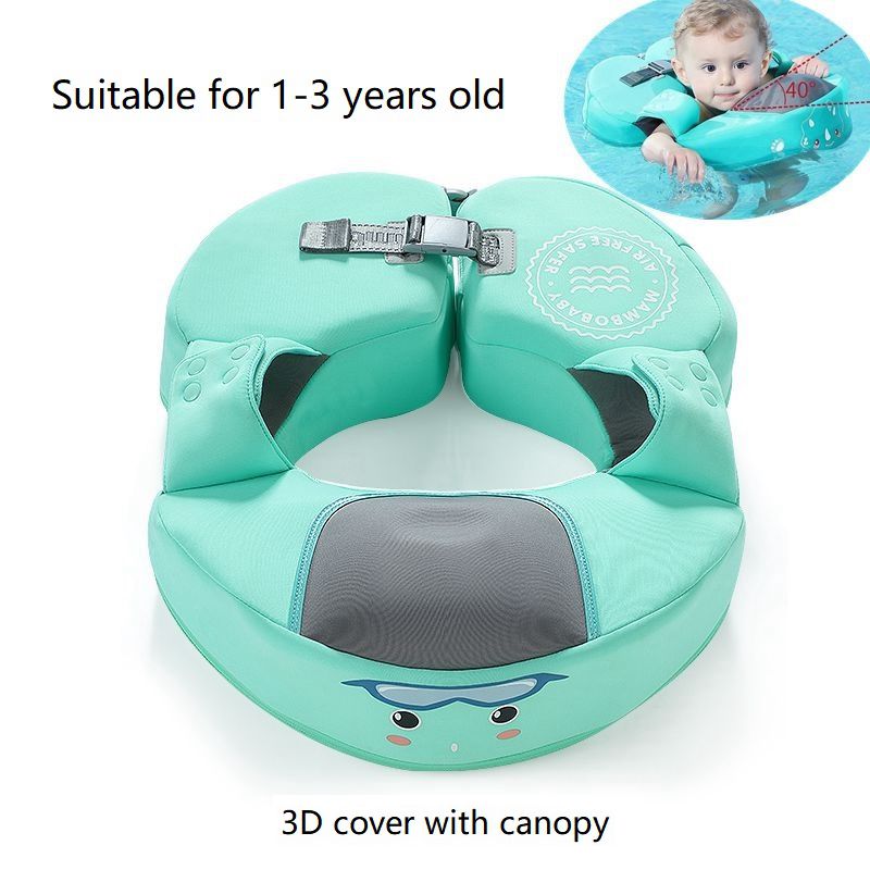 Mambobaby Solid Non-inflatable Newborn Baby Waist Float Lying Swimming Ring Pool Toys Swim Ring Swim Trainer For Infant Swimmers