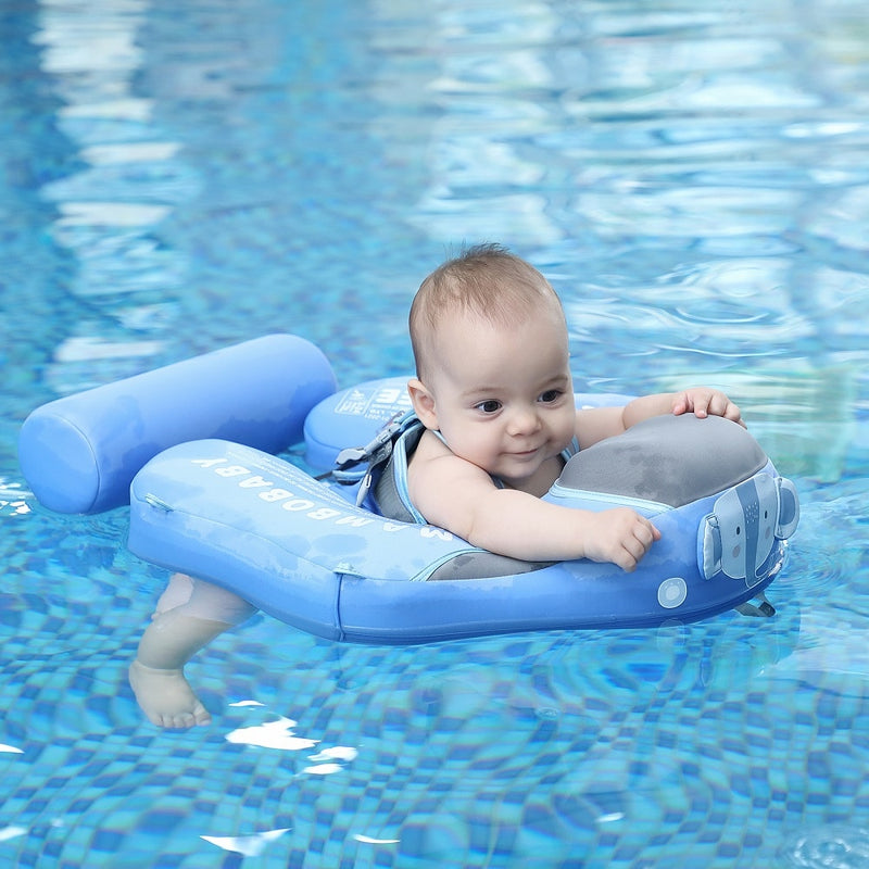 Mambobaby Solid Non-inflatable Newborn Baby Waist Float Lying Swimming Ring Pool Toys Swim Ring Swim Trainer For Infant Swimmers