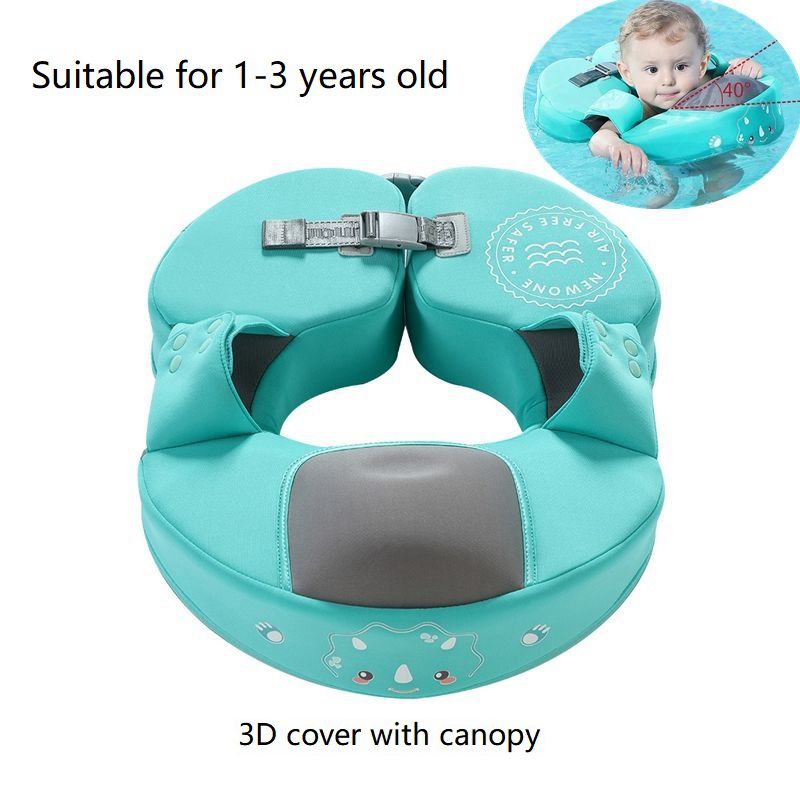 Mambobaby Solid Non-inflatable Newborn Baby Waist Float Lying Swimming Ring Pool Toys Swim Ring Swim Trainer For Infant Swimmers