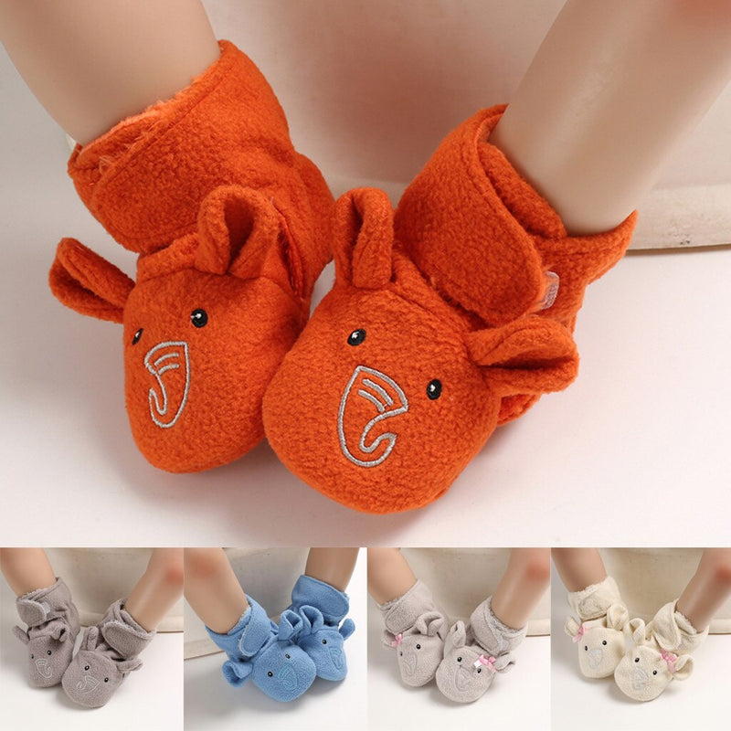 Baby Shoes Cartoon Elephant