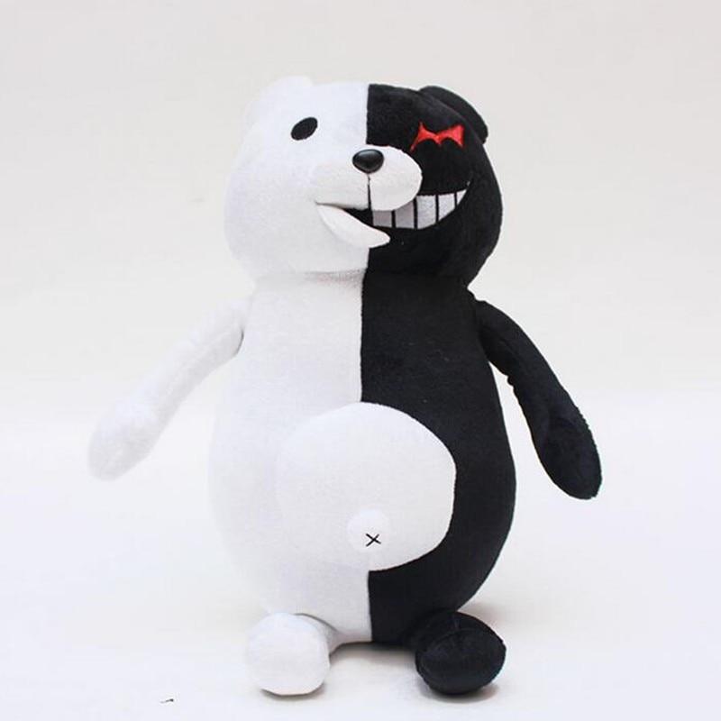 Black & White Bear Plush Toy