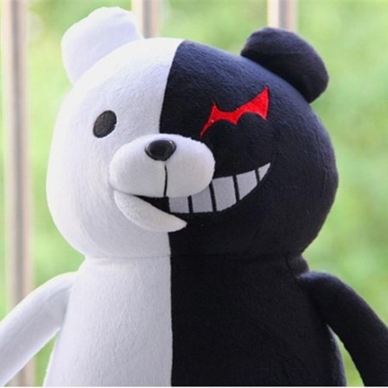 Black & White Bear Plush Toy