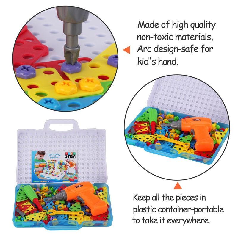 3D Mosaic Creations Set Drill & Screw