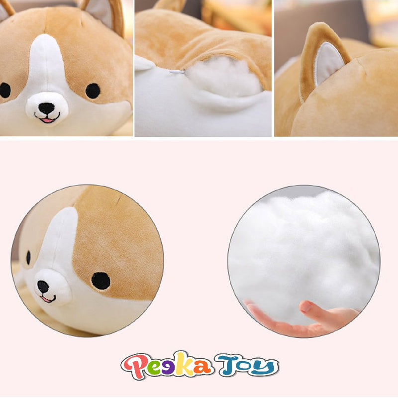 Peekatoy Australia™ Corgi Dog Plush Pillow