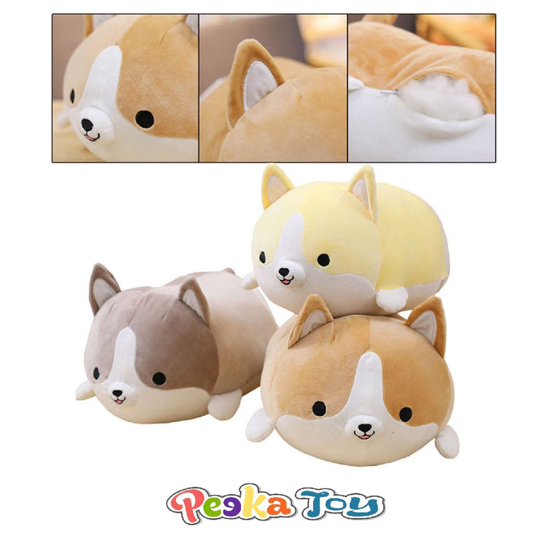 Peekatoy Australia™ Corgi Dog Plush Pillow