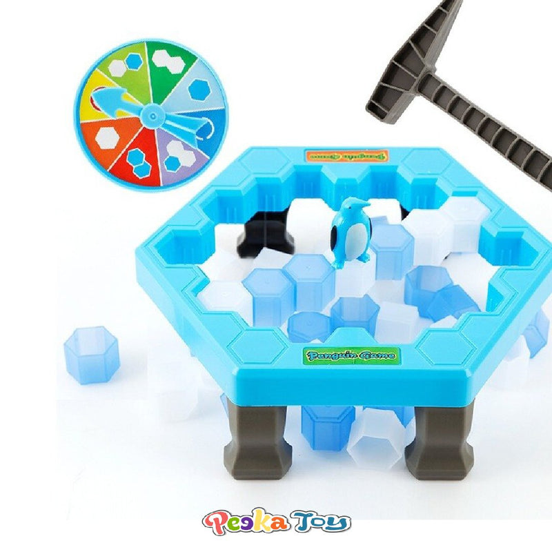 Peekatoy Australia™ Ice-block Breaking Game Save Penguin Table Game