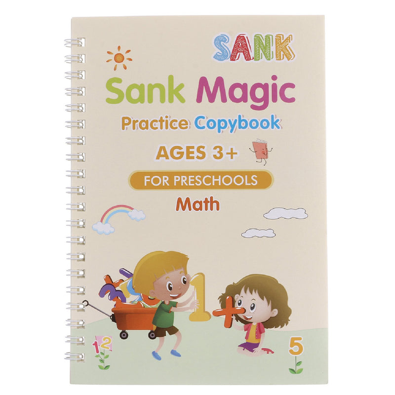 MAGIC PRACTICE COPYBOOK(4 PACK) WITH PEN