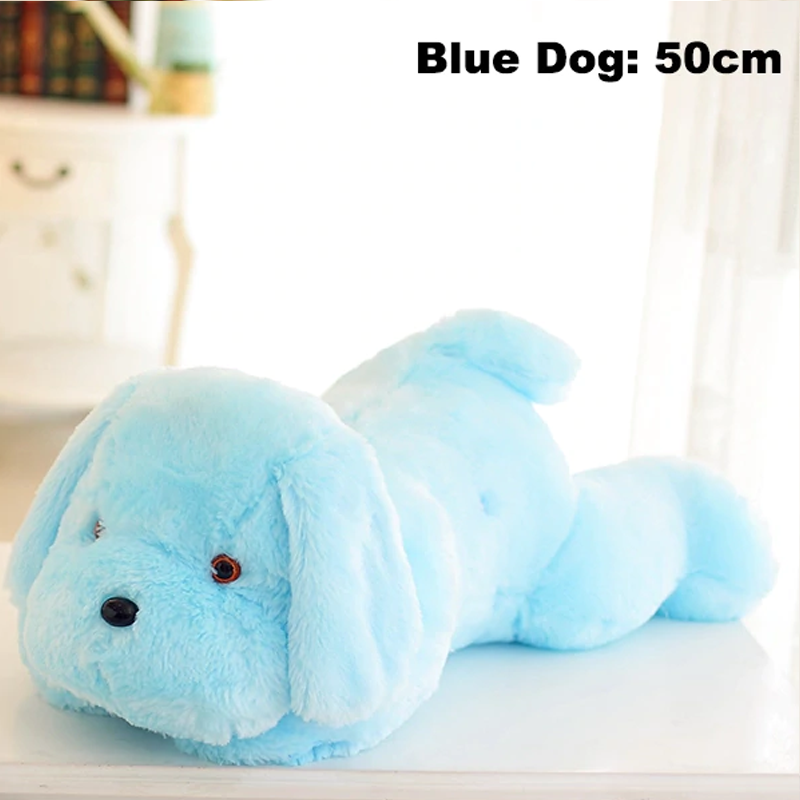 1pc 50cm luminous dog plush doll colorful LED