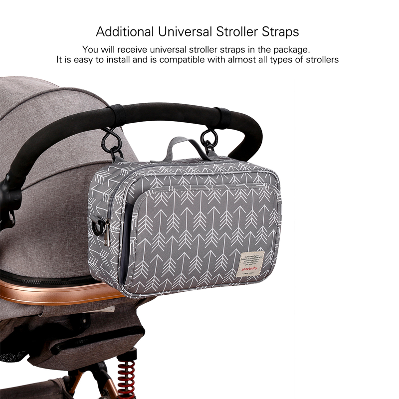 Baby Stroller Bag Large Capacity Diaper Bags Outdoor Hanging Carriage Mommy Bag