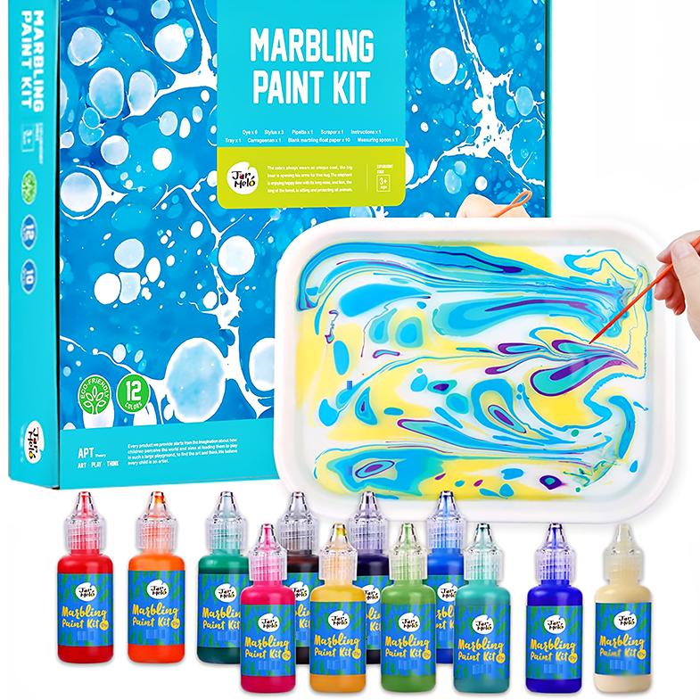 2021 New Water Marbling Paint Art Kit for Kids