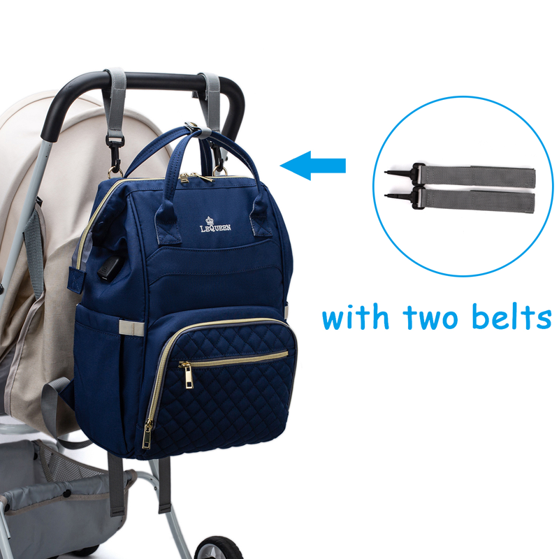 Durable Maternity Travel Backpack for Baby Care with Changing Pads