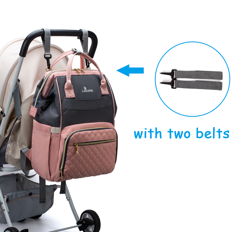 Durable Maternity Travel Backpack for Baby Care with Changing Pads