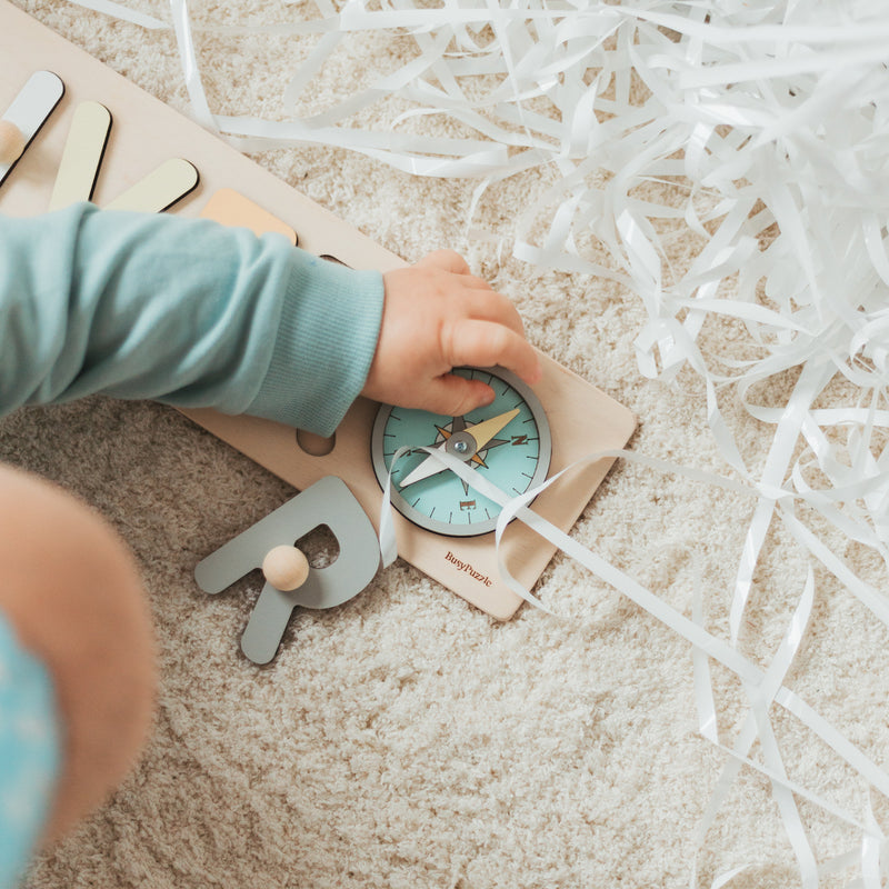 Personalized Name Puzzle, Wooden Toys, Custom Toddler Toys