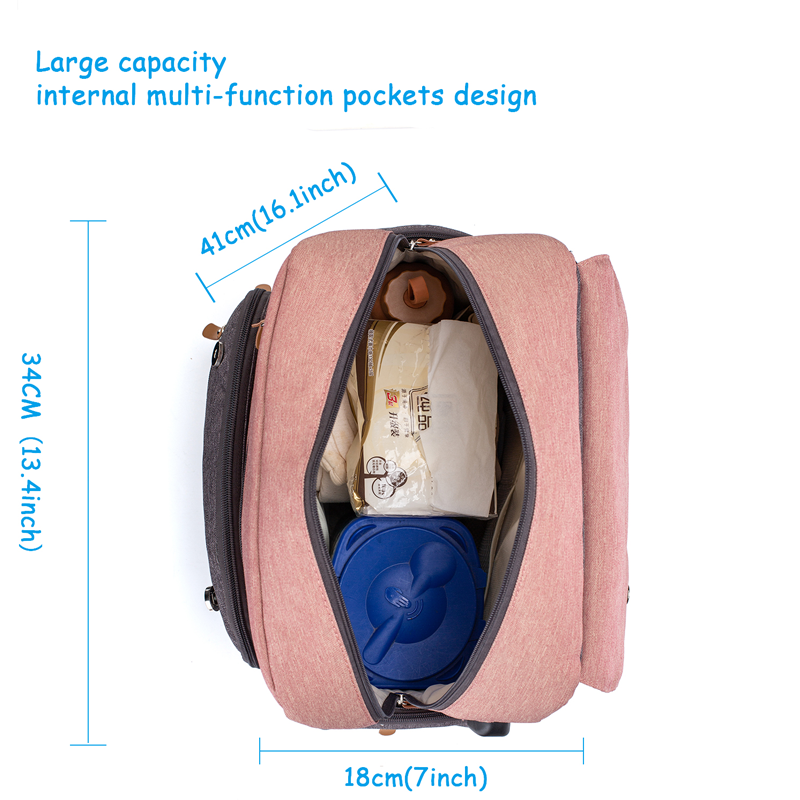 Peekatoy Australia™ Multicolorful Diaper Bag Backpack