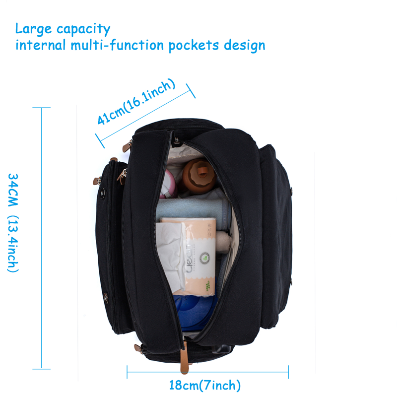 Peekatoy Australia™ Multicolorful Diaper Bag Backpack