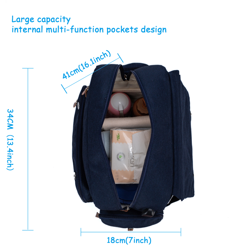 Peekatoy Australia™ Multicolorful Diaper Bag Backpack